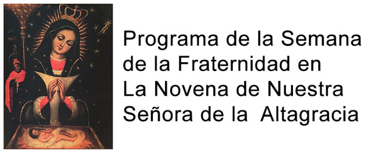 Hoy inicia La Novena de Nuestra Señora de la Altagracia