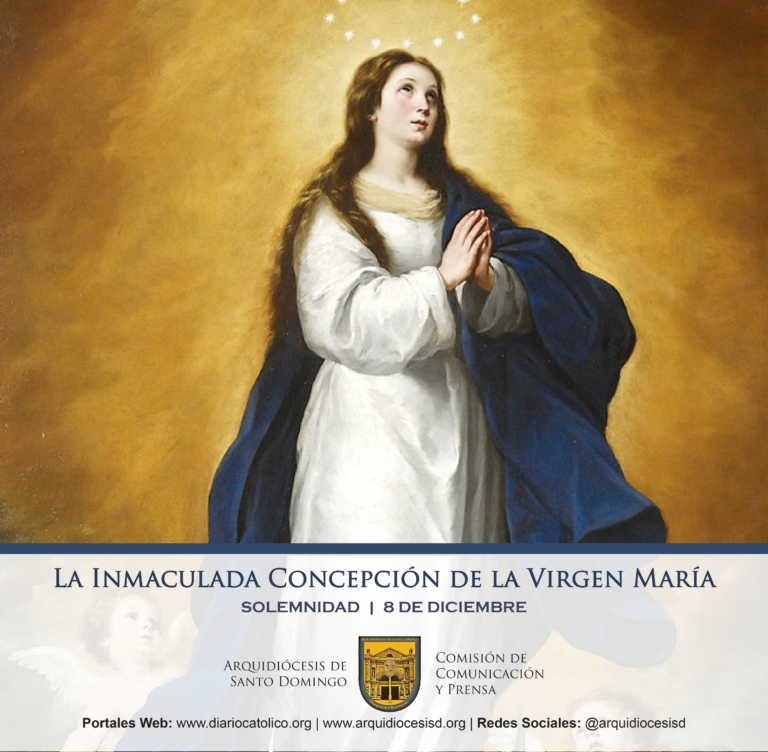 Cada 8 de diciembre la Iglesia celebra la Inmaculada Concepción de la Santísima Virgen María.