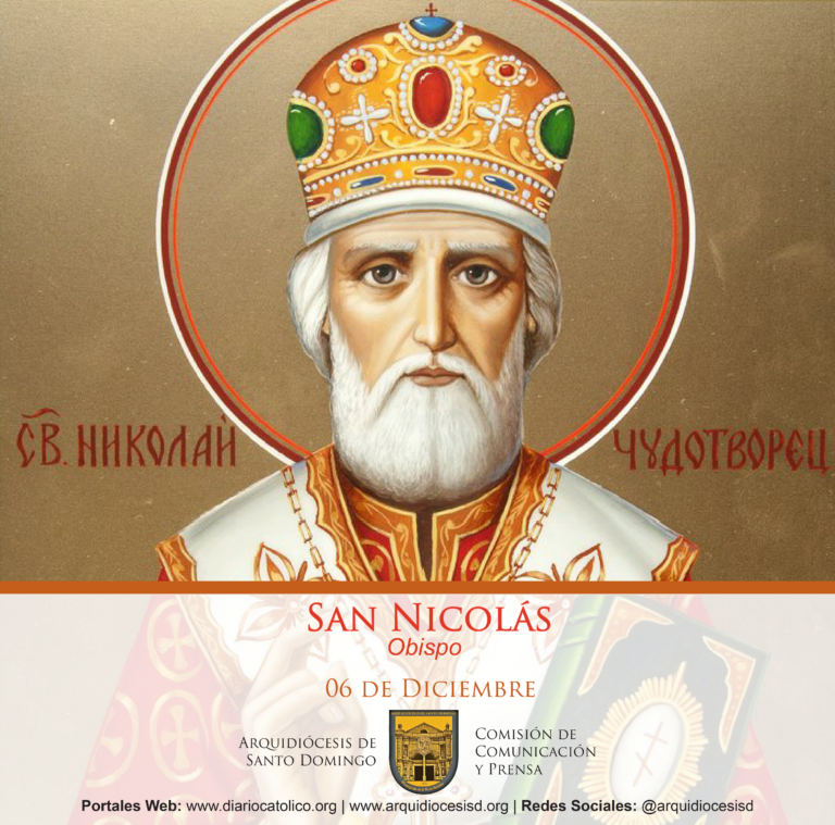 Hoy la Iglesia celebra a San Nicolás de Mira, obispo | 06 de Diciembre