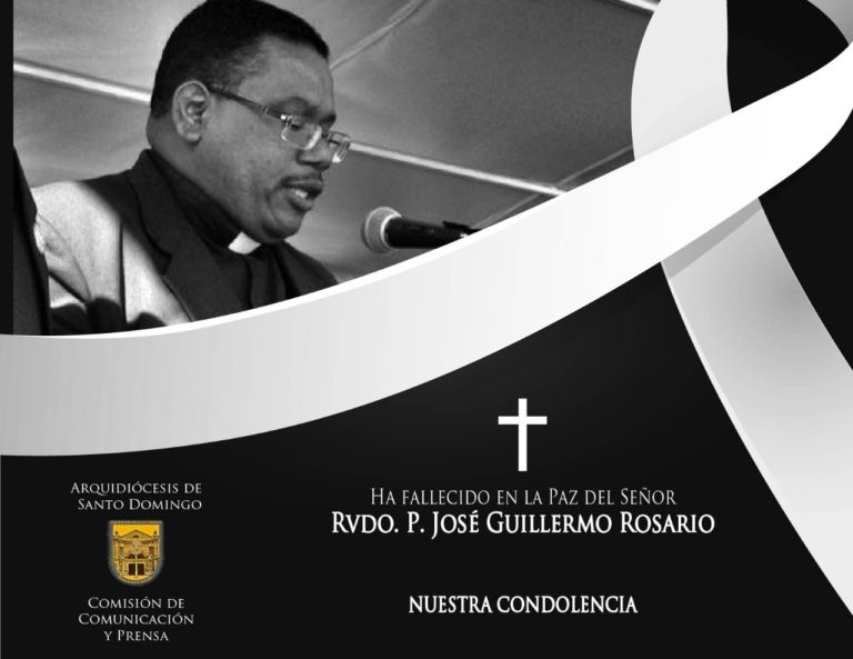 NOTA LUCTUOSA.  Ha fallecido el Rvdo. P. José Guillermo Rosario Sánchez.