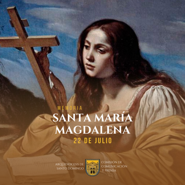 Hoy es la fiesta de Santa María Magdalena, la primera mujer que vio a Cristo resucitado