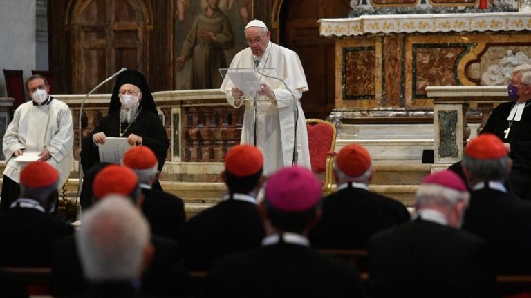 Homilía del Papa Francisco en encuentro Nadie se salva solo, paz y fraternidad