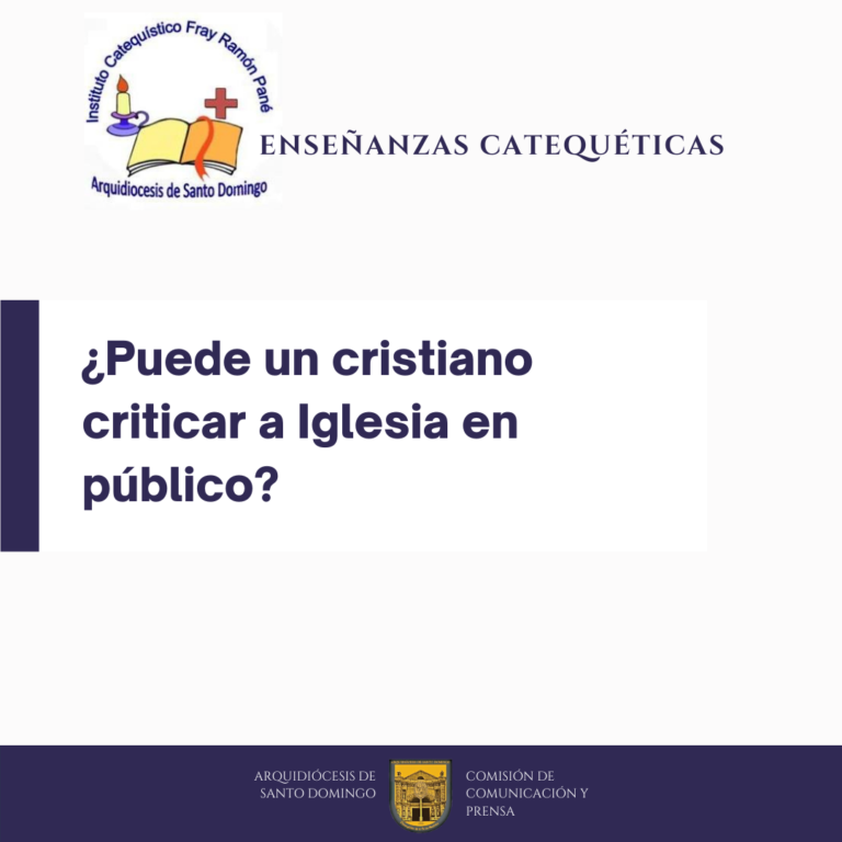 ¿Puede un cristiano criticar a la Iglesia en público? 