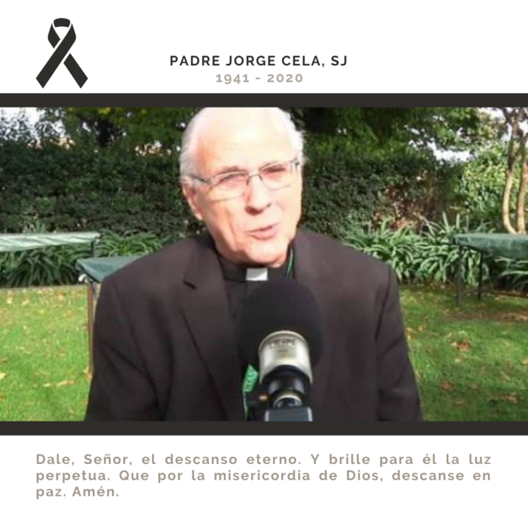 Fallece sacerdote jesuista Jorge Cela