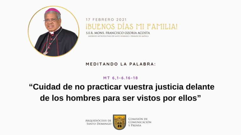 Meditando la Palabra con Mons. Francisco Ozaoria