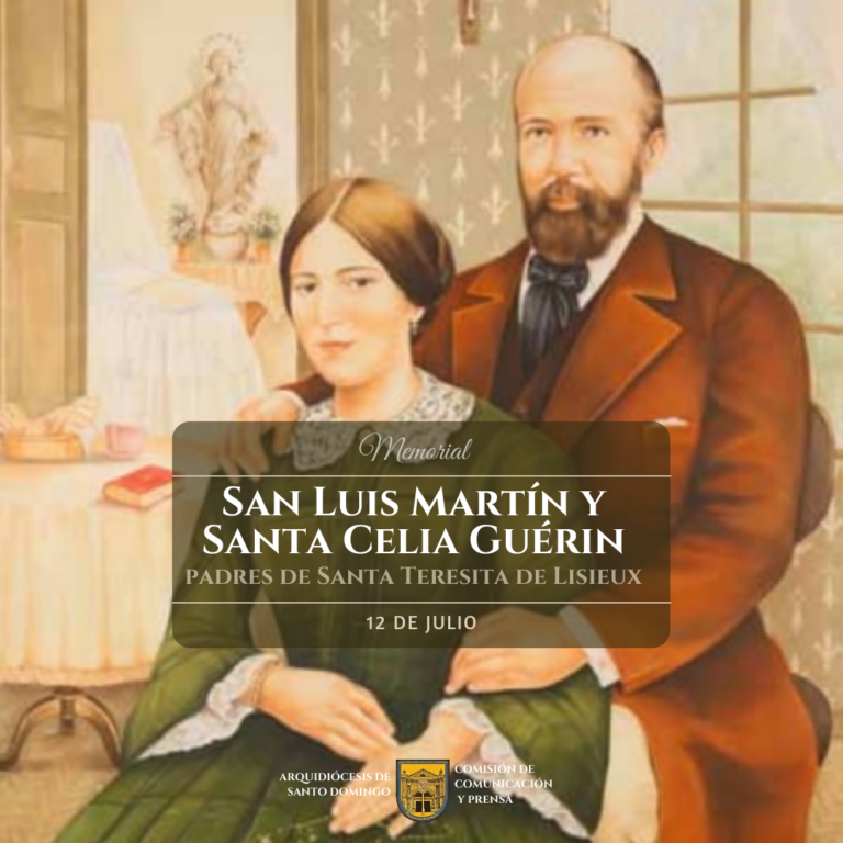 Hoy es la fiesta de los santos padres de Santa Teresita de Lisieux