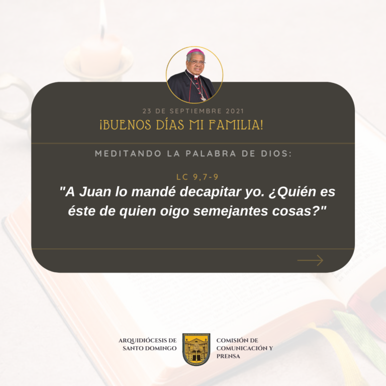 Meditando la Palabra con Mons. Francisco Ozoria Acosta