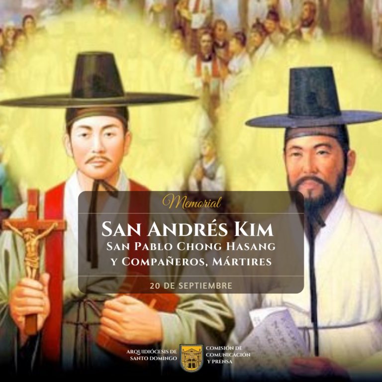 Hoy se celebra a San Andrés Kim Taegon, Presbítero, y San Pablo Chong Hasang y Compañeros, Mártires