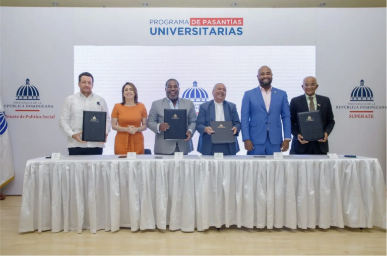 Gabinete de Política Social y universidades firman acuerdo para ofrecer pasantías