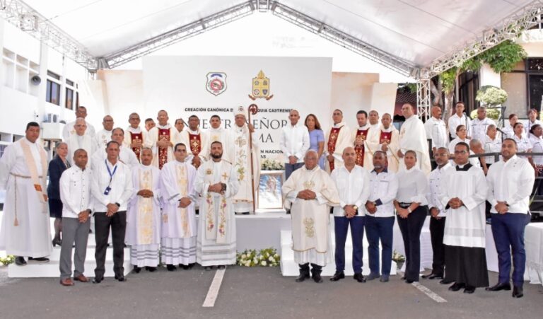 Obispado  Castrense encabeza Acto Creación Parroquia Nuestra Señora de Fátima en la DNCD.