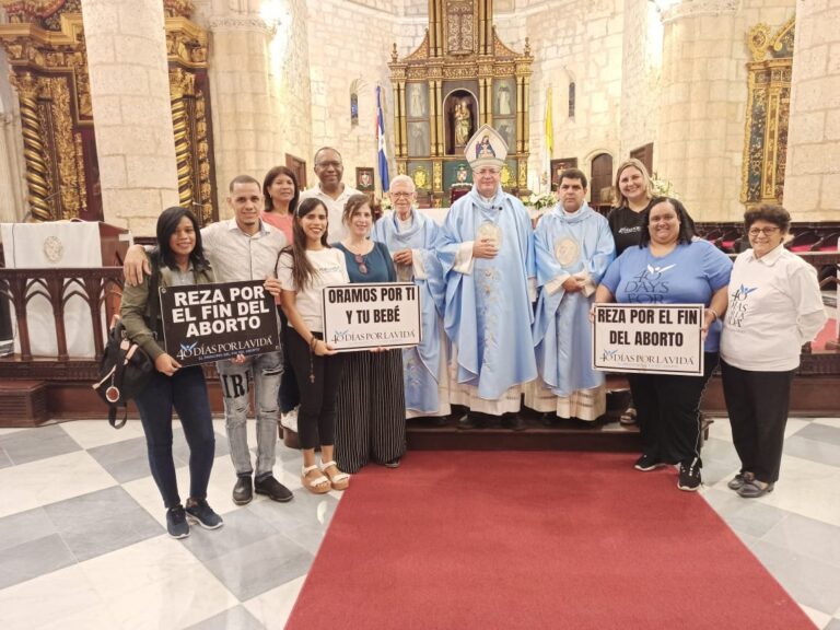 40 Días por la vida Santo Domingo, celebra el día del niño por nacer en la campaña de Cuaresma 2023