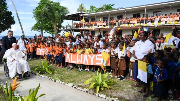 Viaje apostólico del Papa Francisco a Papúa Nueva Guinea, 8 de septiembre de 2024.