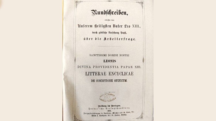 Página de título de la encíclica en alemán (© Archivo Apostólico Vaticano)