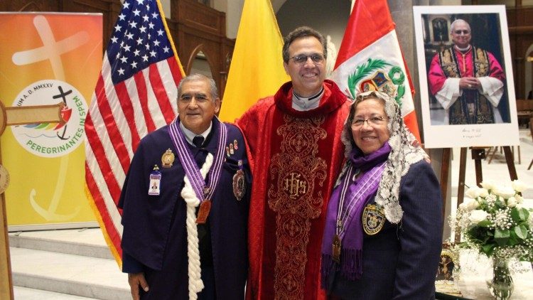 La mayor comunidad de fieles peruanos fuera del país se encuentra en Paterson, Nueva Jersey. 