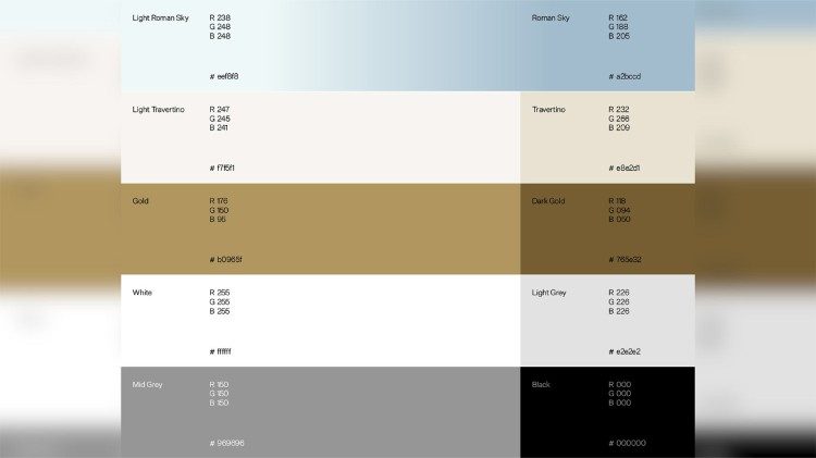 Juan Carlos Yto lanzó la paleta de colores para el sitio web