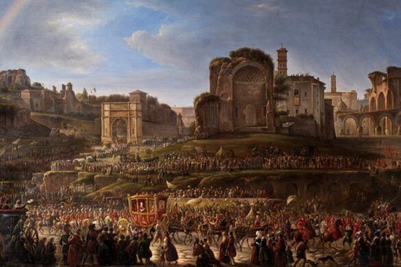 “La cabalgata papal”, entre tradición, significado e historia