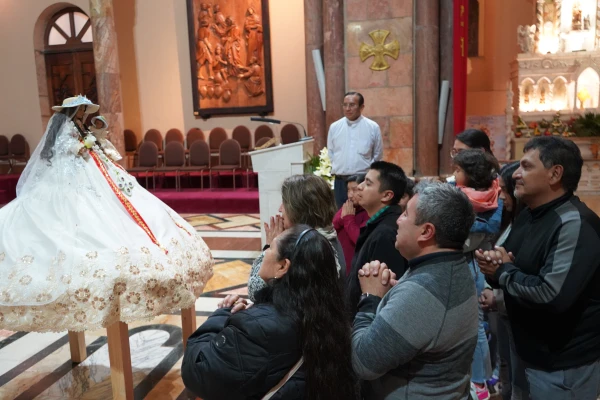 La Virgen del Cisne en la Catedral de Cuenca. Crédito: Radio Católica Cuenca.