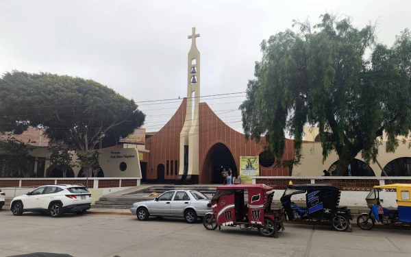 La parroquia Santa María Magdalena del distrito de Ciudad Eten conserva una reliquia de primer grado del beato: un mechón de su cabello. Crédito: Diego López Marina - EWTN News