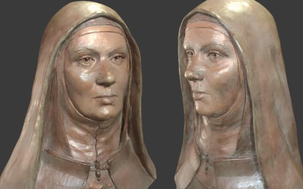 Reconstrucción científica del rostro de Santa Teresa de Jesús. Perfiles. Crédito: Cedida por la Orden de Carmelitas Descalzos. Provincia Ibérica.