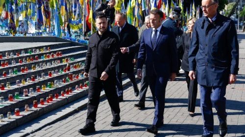 Viaje de líderes europeos a Kyiv para apoyar a Ucrania