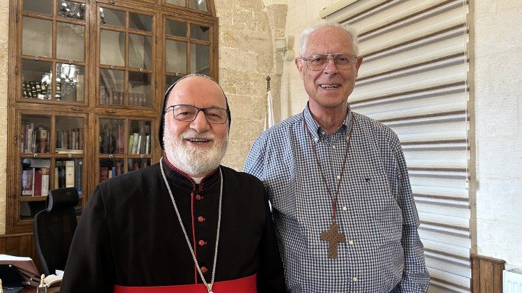 Los dos obispos Filiksinos Saliba Özmen y Paolo Bizzeti SJ. (@Antonella Palermo)