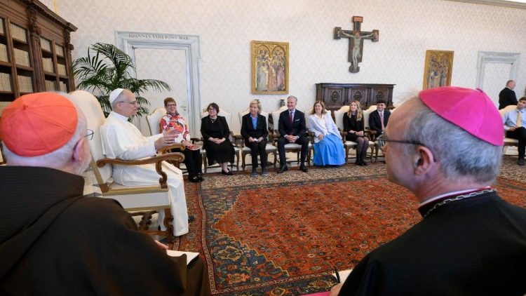 Encuentro del Papa León XIV con los miembros de la Pontificia Comisión para la Protección de Menores, jueves 5 de junio de 2025.