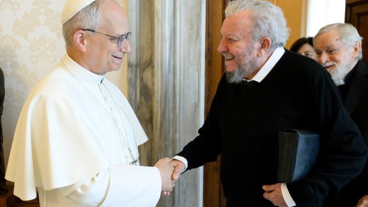 El Papa y Kiko Argüello