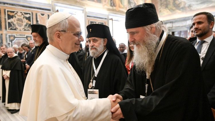 Saludo del Papa al final de la audiencia