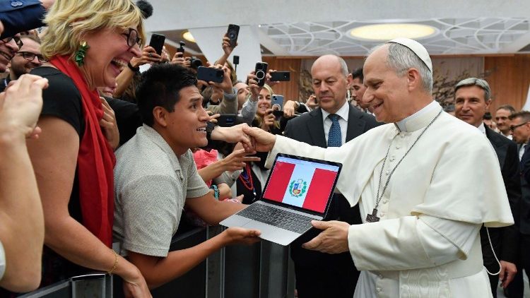 La audiencia del Papa con los representantes de los medios (12 de mayo de 2025)