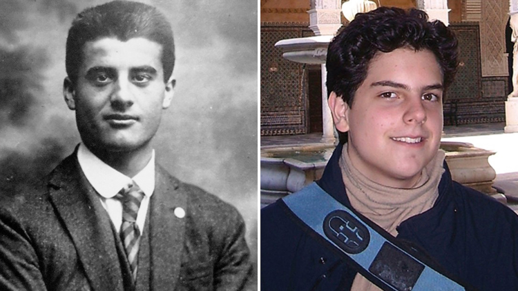Los dos jóvenes futuros santos