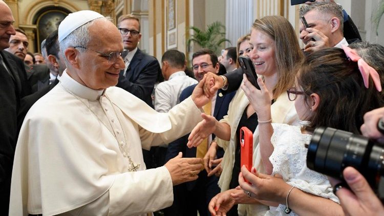 Asistentes al Jubileo de los Gobernantes con el Papa León XIV, sábado 21 de junio de 2025. 