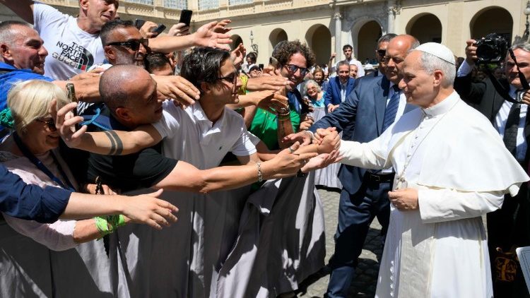 El saludo del Papa a los participantes en la audiencia