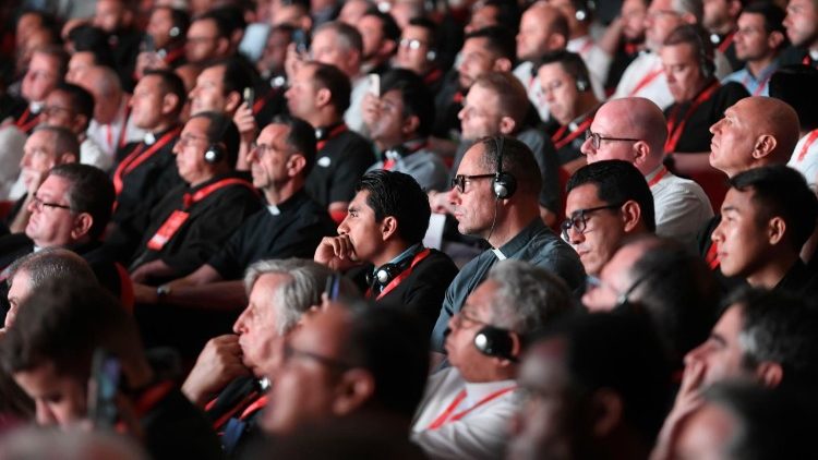 Algunos de los participantes en el encuentro organizado por el Dicasterio para el Clero