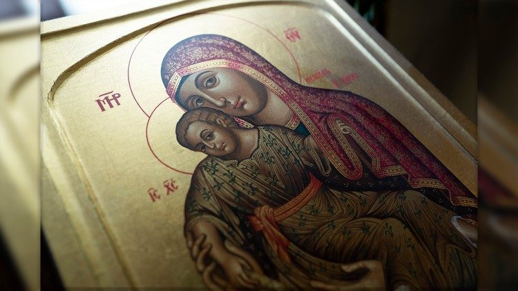 Un detalle de la capilla del Dicasterio para las Iglesias Orientales.