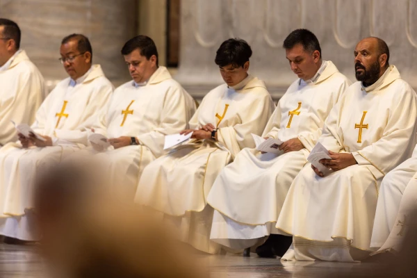 La celebración se enmarcó en la peregrinación de 200 personas de la Archidiócesis de Toledo a Roma con motivo del Jubileo de la Esperanza. Crédito: Daniel Ibañez/ EWTN News