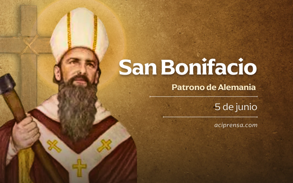 Santo del día 5 de junio: San Bonifacio. Santoral católico