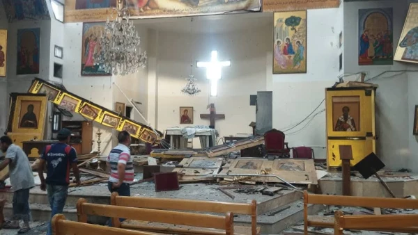 La iglesia ortodoxa de San Elías resultó gravemente dañada en el atentado en el que murieron decenas de personas. Crédito: Ayuda a la Iglesia Necesitada (ACN)