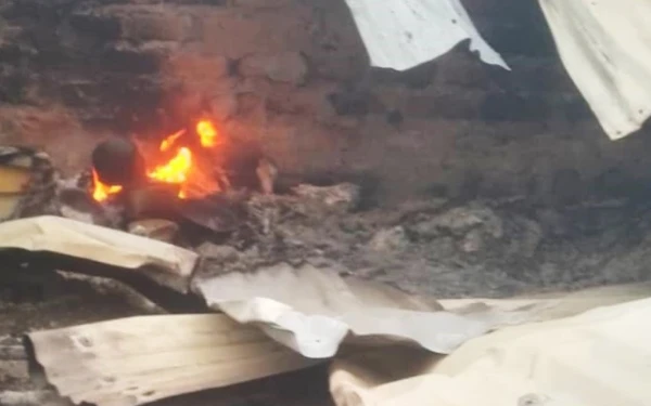 Detalle de la destrucción tras una matanza de católicos en Nigeria. Crédito: Diócesis de Makurdi (Nigeria).