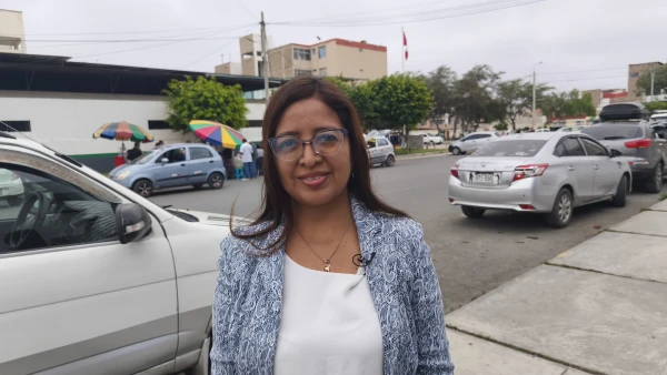 Janinna Sesa Córdova, exdirectora de Cáritas Chiclayo. Crédito: Diego López Marina - EWTN News